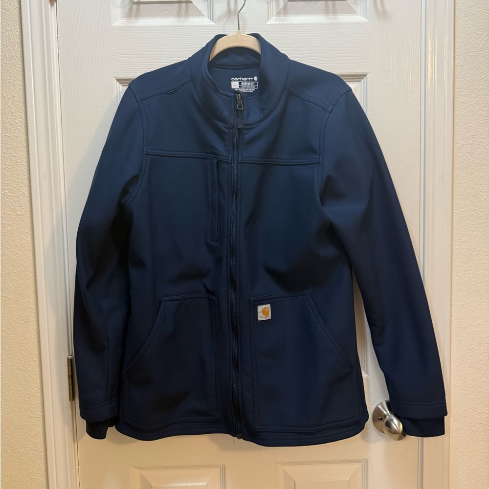 Carhartt Dark Blue Zip-Up Jacket